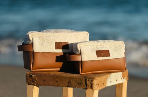 Kit Necessaire em Couro