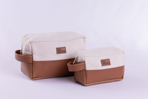 Kit Necessaire em Couro